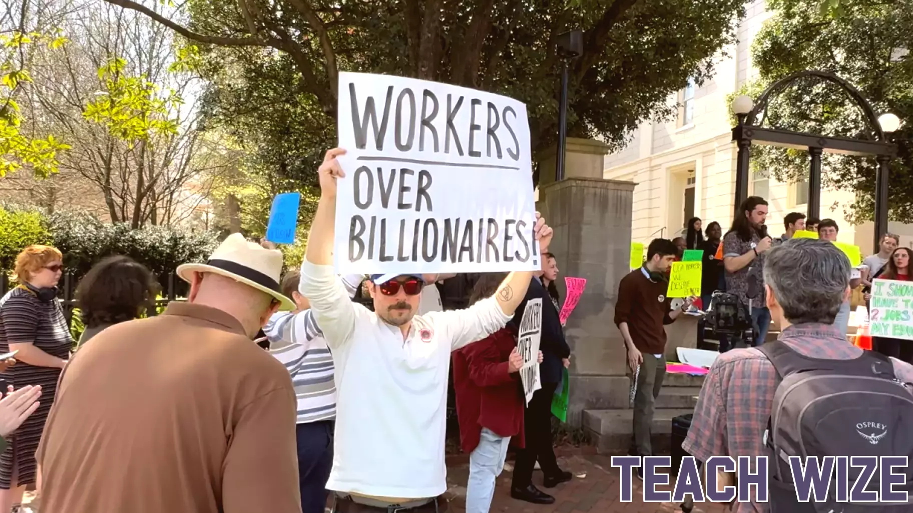 Rising Tensions: Campus Workers Rally Against Education Cuts